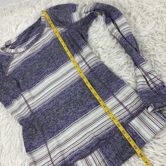 Lululemon Race Your Pace Long Sleeve Osaka Stripe Heathered - Picture 5 of 8